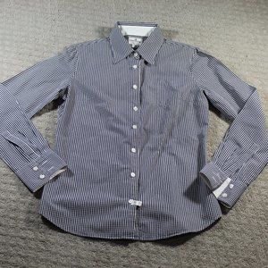 J Crew Size Small Habaerdashery Black and White Check Button Up Shirt - LIKE NEW